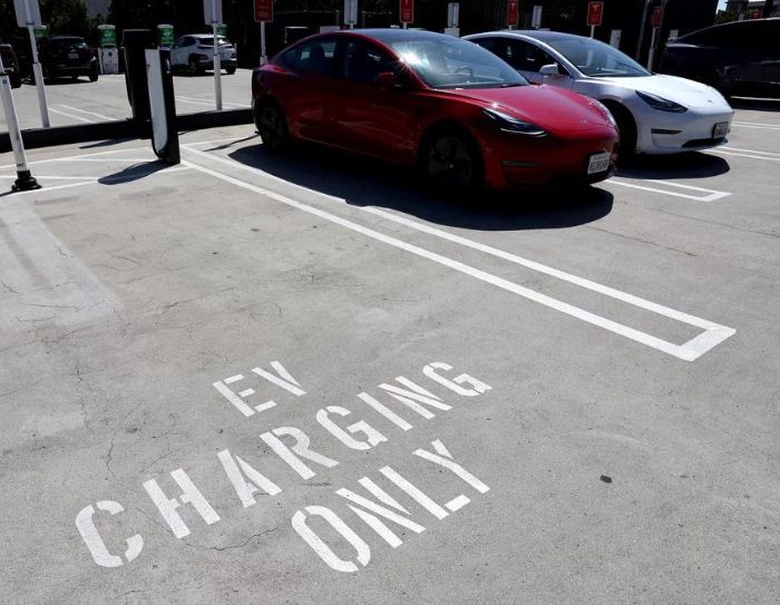 EV charging parking spot