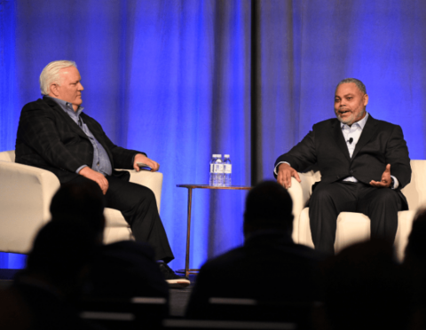 Andre Gudger and Glenn Stevens Jr. at 2026 Detroit Policy Conference