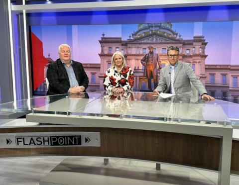 Glenn Stevens Jr., Congresswoman Debbie Dingell, and Jason Colthorp